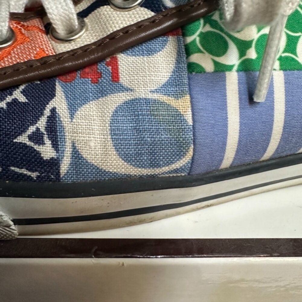 Coach Daphney Patchwork Sneakers - Multi-Color Si… - image 4